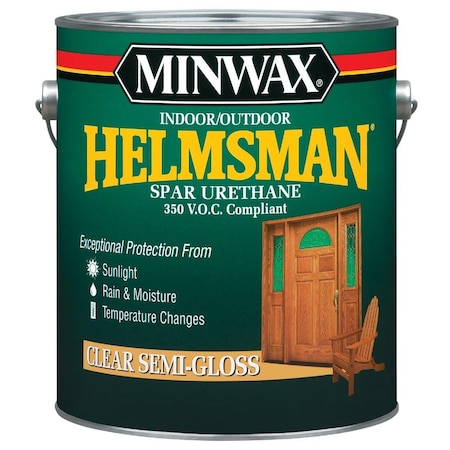 Minwax Helmsman VOC Semi-Gloss Spar Interior & Exterior Varnish, Gallon 132250000